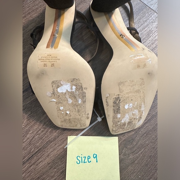 Sam Edelman Black Kit Slingback Block Heel Sandal - Size 9 - Picture 5 of 7